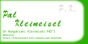 pal kleineisel business card